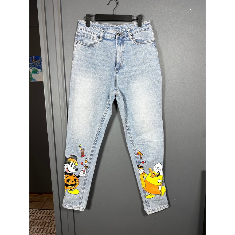Disney Her universe denim jeans juniors 5‎ candy corn Halloween Mickey Mouse